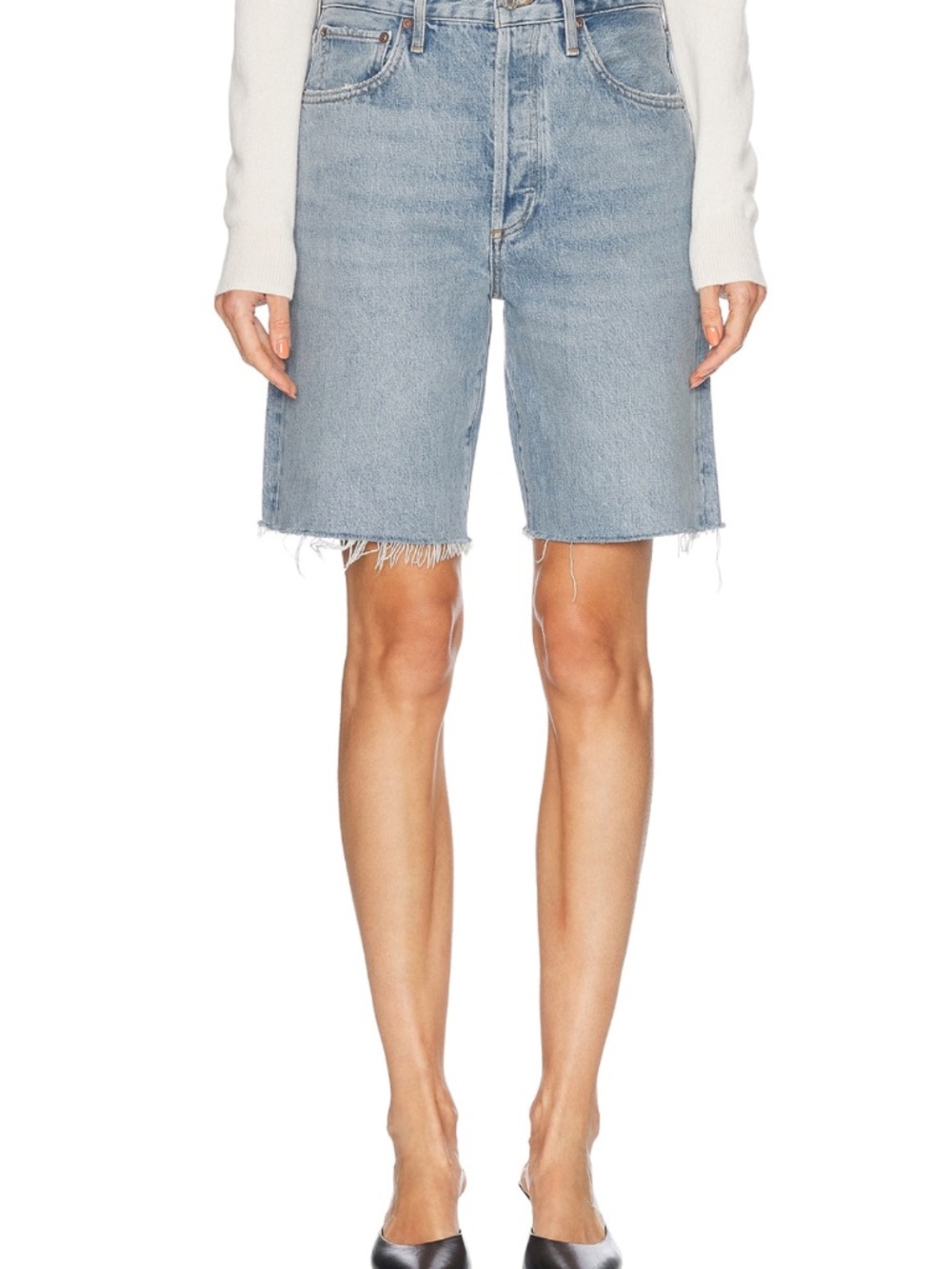 Agolde Denim Long Shorts